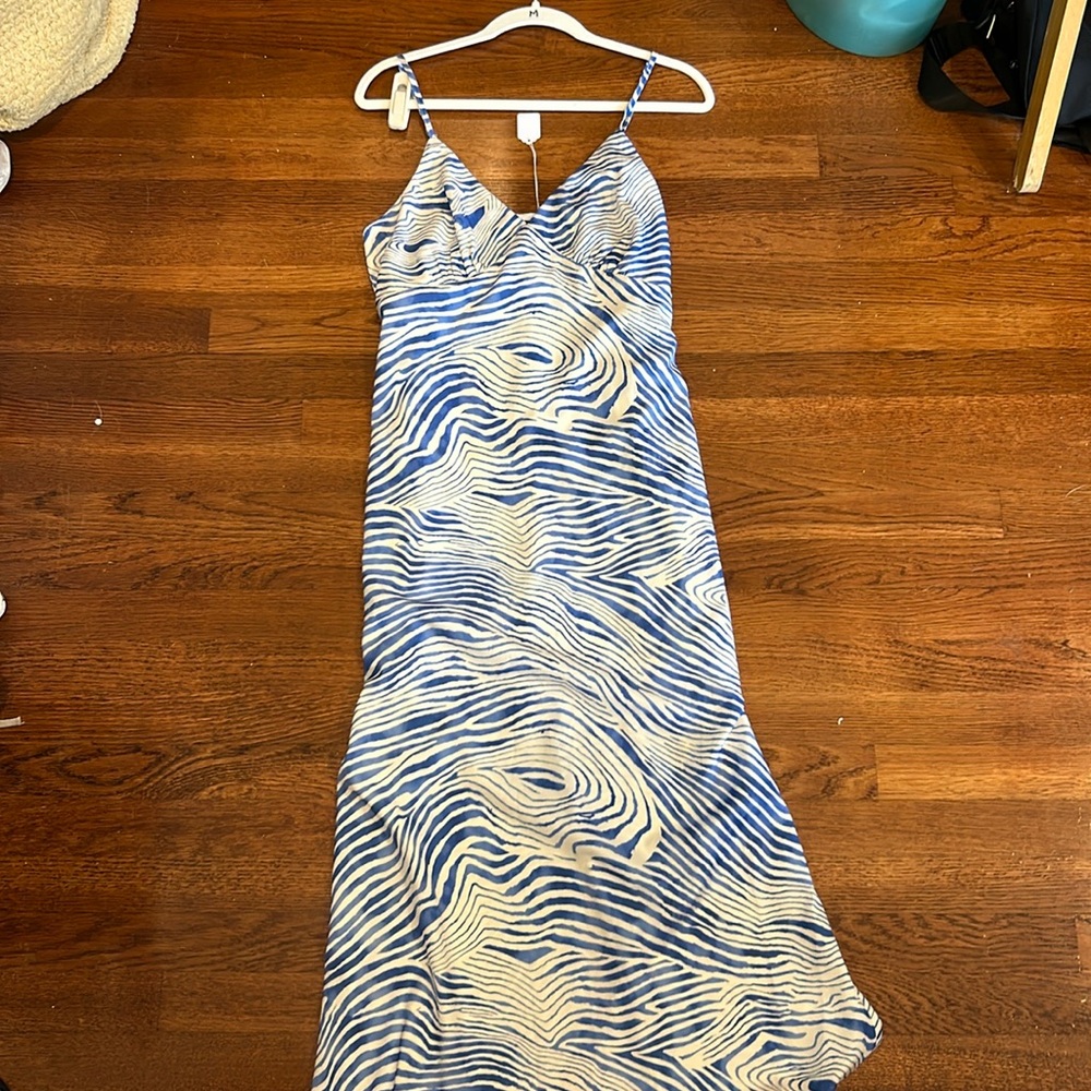 Zebra Print Maxi Summer Flowy Dress
